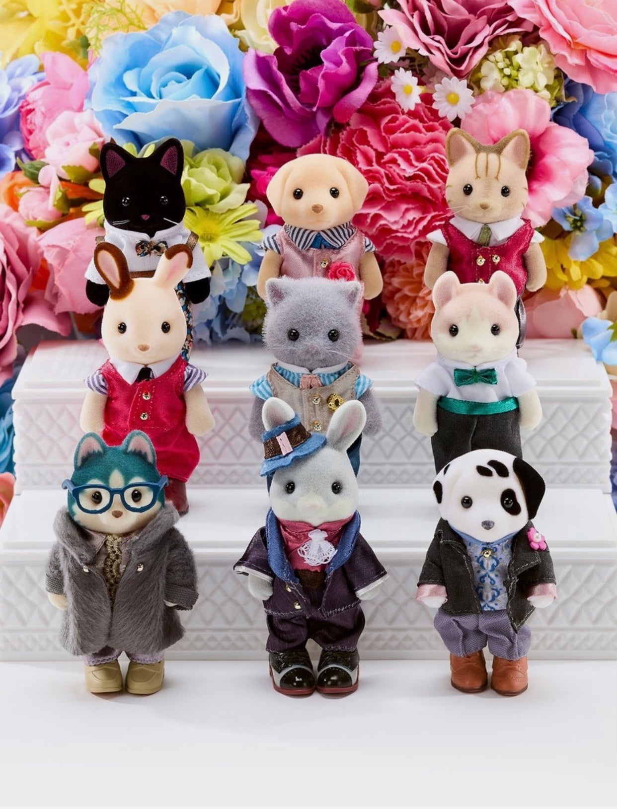 SylvanianFamilies｜Town Series Coordination Set Cotton Rabbit Older Brother