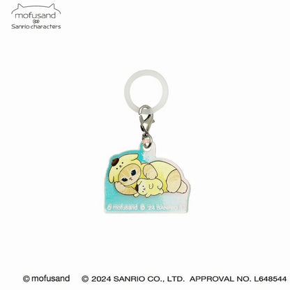 Mofusand｜Sanrio Characters Hologram Mushi Charm｜H43×W36×D3mm approx.