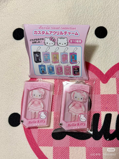 Hello Kitty｜Closet Collection Doll Dear Daniel &amp; Hello Kitty Acrylic Charm mystery bag/blind box/All 10 types｜1pcs