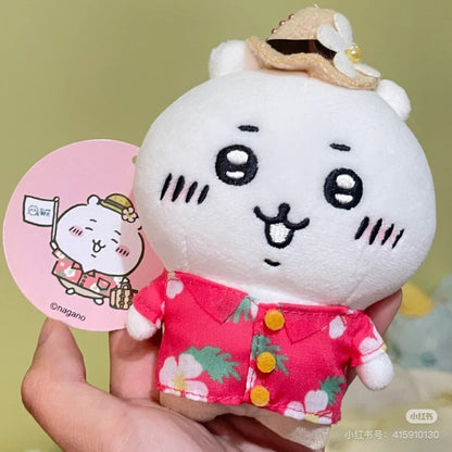 Chiikawa 吉伊卡哇｜Traveling Petite Mini Mascot观光旅行系列毛绒玩偶挂件/包挂｜约H150×W55×D80mm