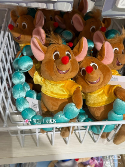 Disney迪士尼｜interior animal X curtain tassel东迪《灰姑娘》的朋友可爱角色毛绒玩偶窗帘绑带｜约高さ20×幅11.5×奥行き12(cm)