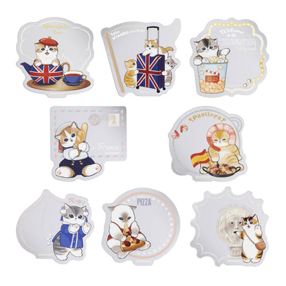 Mofusand｜mofumofuJourney Trading Acrylic Mirror Stickers mystery bag/blind box/All 8 types｜1pcs
