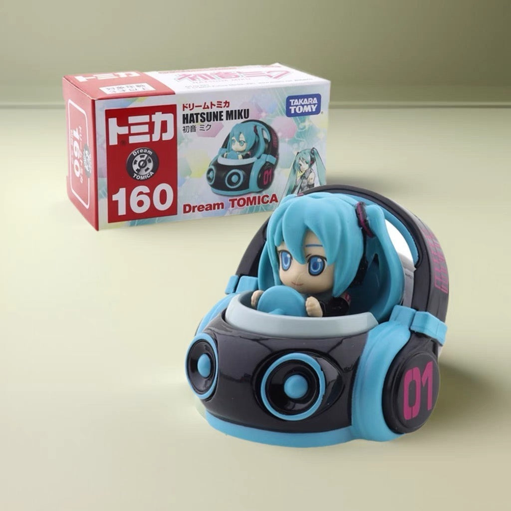 Tomica|Dream Tomica Hatsune Miku No.160 Diecast Scale Model Car多美卡初音未来玩具汽车/摆件|约 W78×H41×D39mm