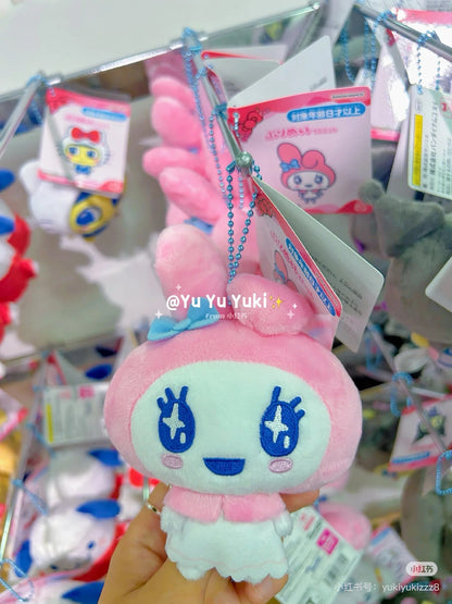 Tamagotchi｜Purinui Sanrio Keychain Small Mascot Holder /Plush Keychain｜6.0 x 8.0 x 11.0cm approx.✔️