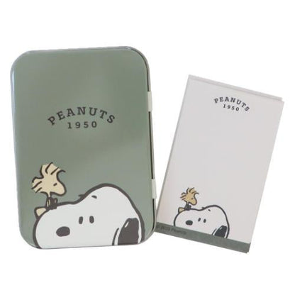 Snoopy｜铁盒型便签/收纳铁盒+便签都好可爱｜50枚入