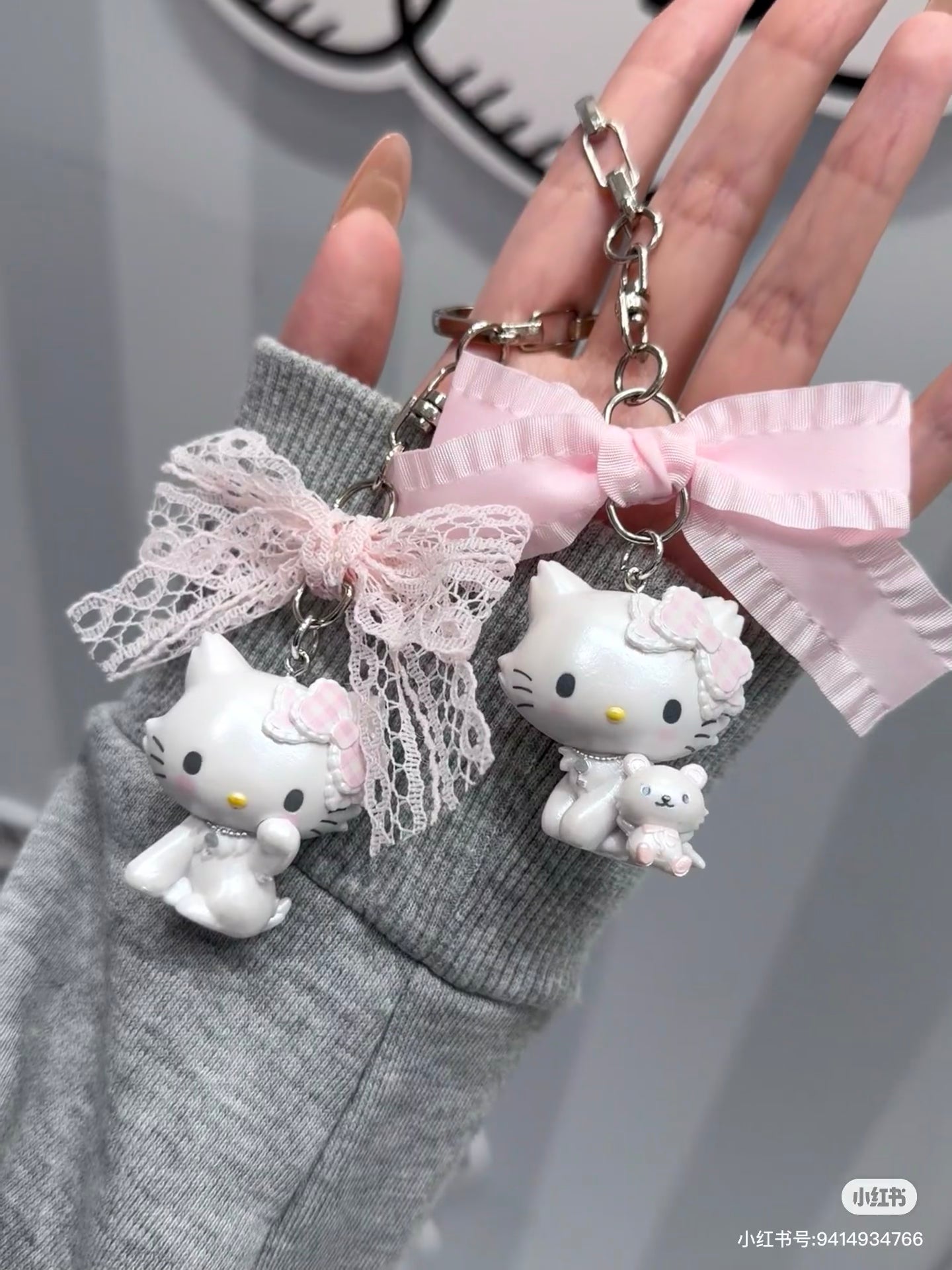 【limit 3】Sanrio｜My Furbaby Charmmykitty Secret Ribbon Charm mystery bag/blind box/All 8 types｜1pcs
