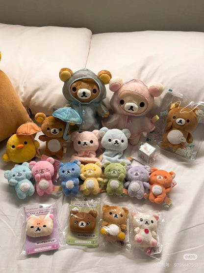 Rilakkuma｜Rainy Day to Sunny Raincoat Plush Dolls/Plush Toy｜120×150×110mm approx