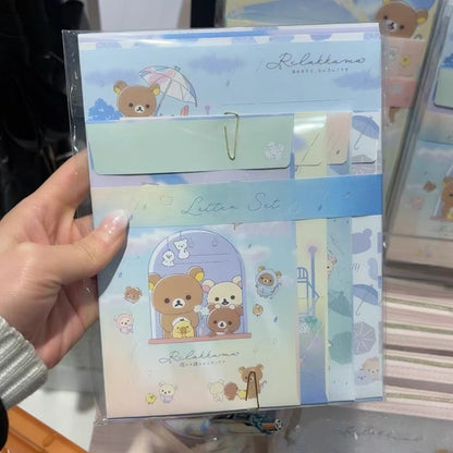 Rilakkuma｜Rainy Day to Sunny Letter Writing Set｜190×142mm approx.