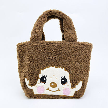 Monchhichi｜insulated lunch bag with fleece fabric｜300mm x 180mm x 120mmapprox.