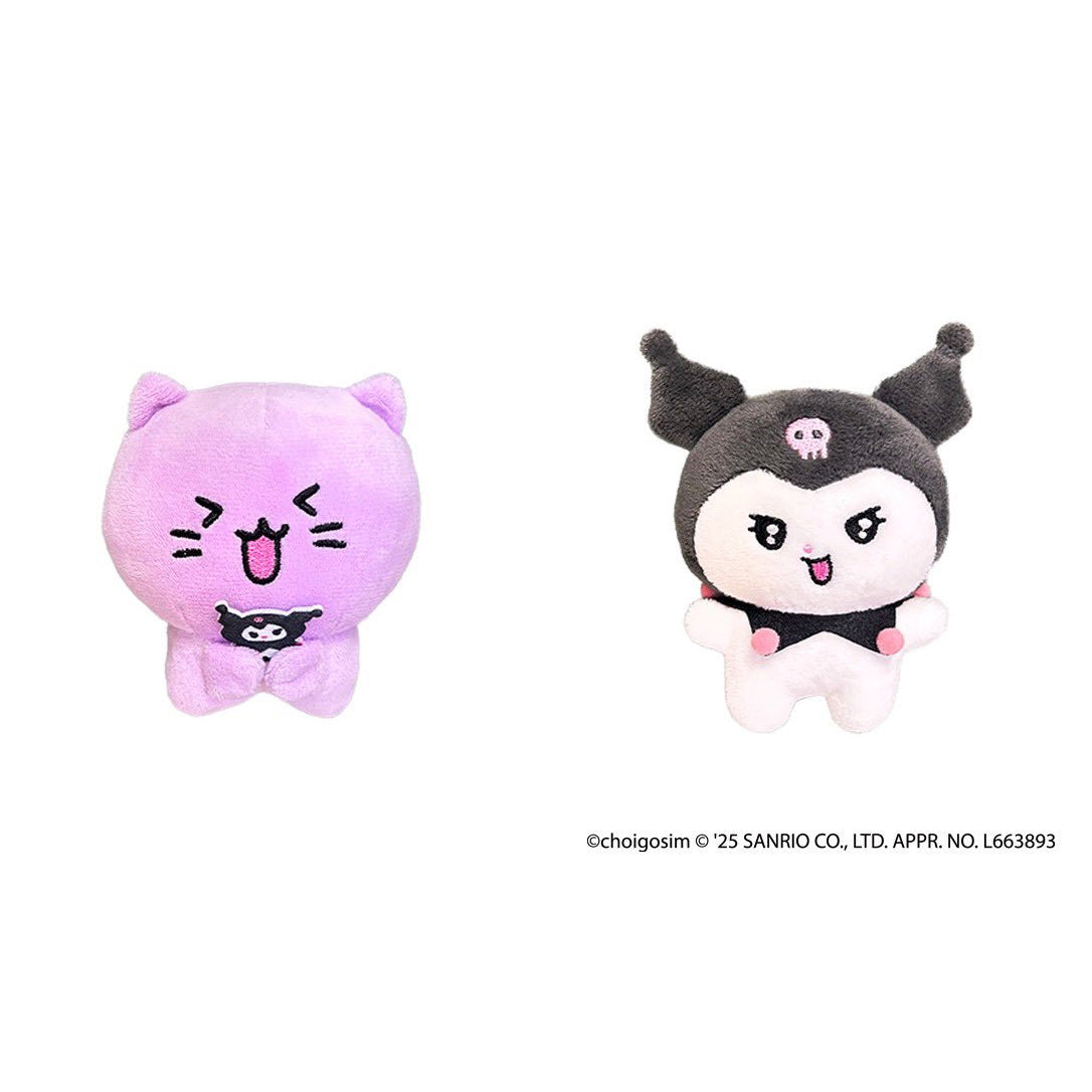 Sanrio｜Chegosim Characters Collaboration Pair Mascot Holder /Plush Keychain｜H105mm approx.