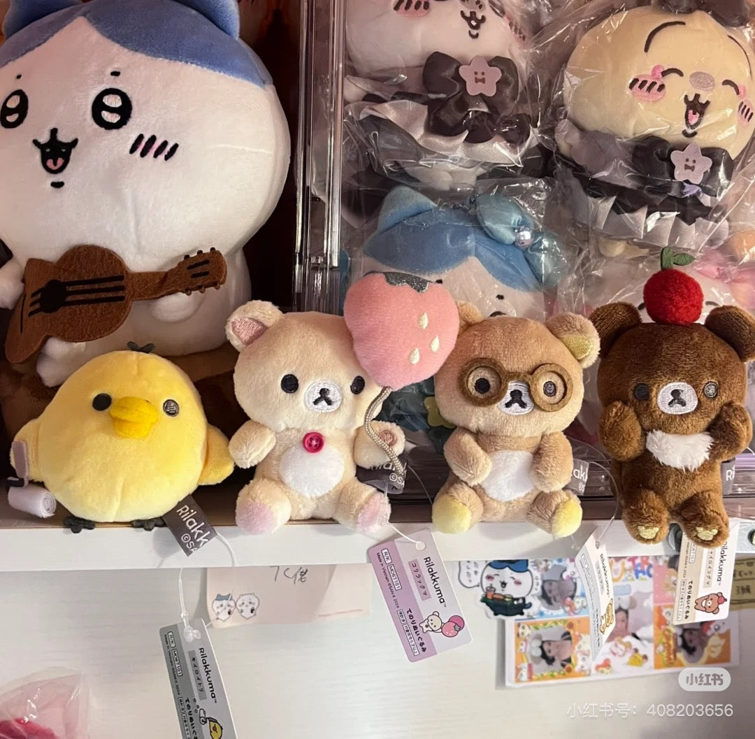 Rilakkuma轻松熊｜San-X Tenori Plush Set - Rilakkuma / Basic Rilakkuma Favorite Things 最爱的东西系列毛绒玩偶盲盒/全7种｜1枚入
