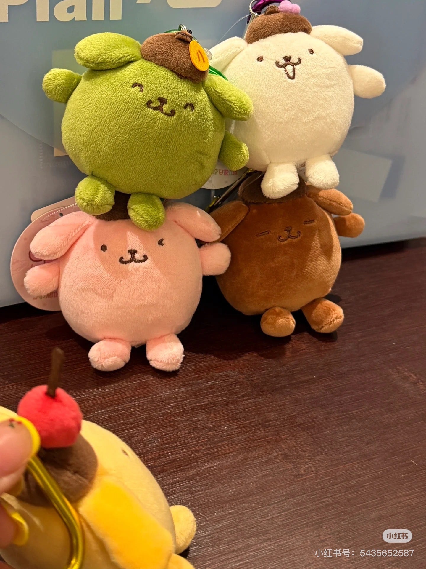 【limit 1】Sanrio｜Pom Pom Purin Mascot Holder /Plush Keychain