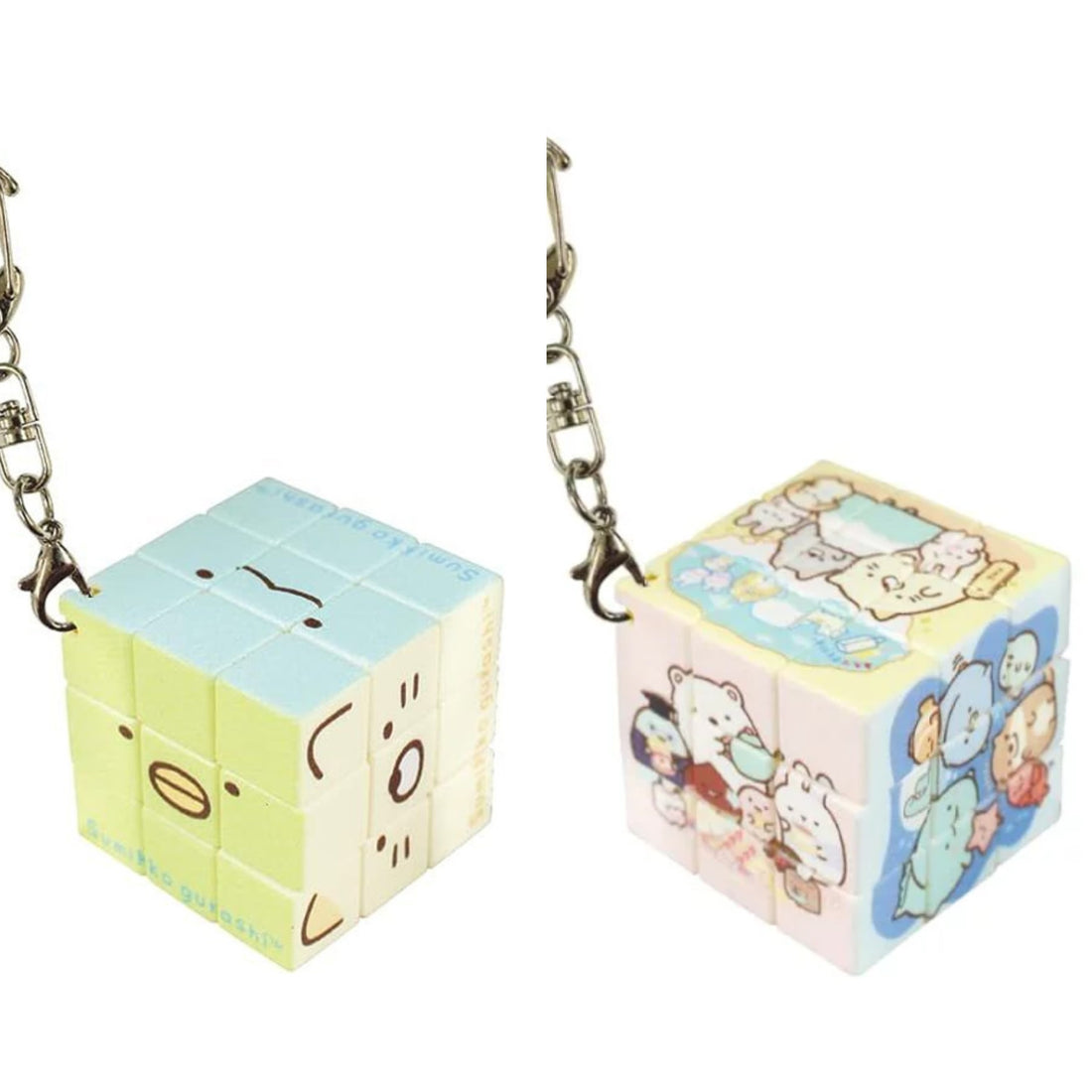 Sumikko gurashi角落生物｜魔方钥匙扣挂件/益智玩具｜約H30×W30×D30mm