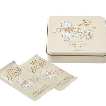 Disney｜Winnie the pooh小熊维尼White pooh白色冬日限定蜂蜜拿铁/纯白收纳铁盒【24.11 】