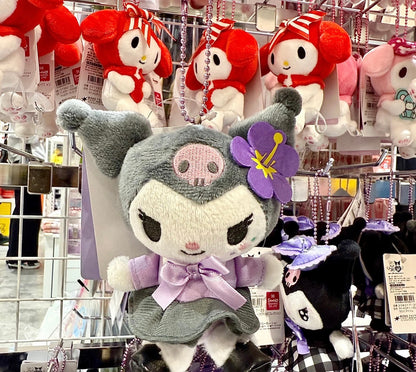 Sanrio｜Kuromi 20th Anniversary Nurse  Mascot Holder /Plush Keychain｜H11 x W10 x D5.5cm approx.