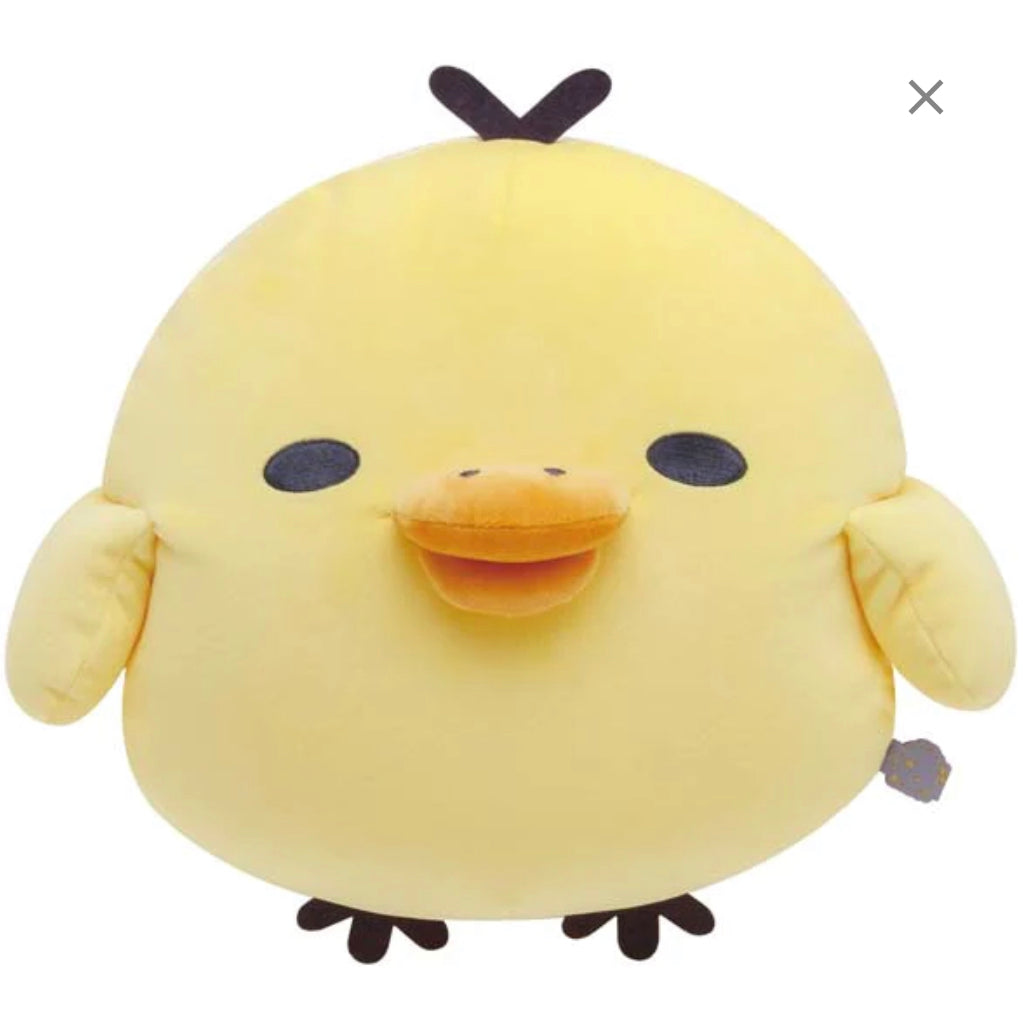 Rilakkuma轻松熊｜晚安睡梦系列像云朵一样柔软的睡袋鼻孔鸡mochi抱枕/靠枕｜约30*35*18cm
