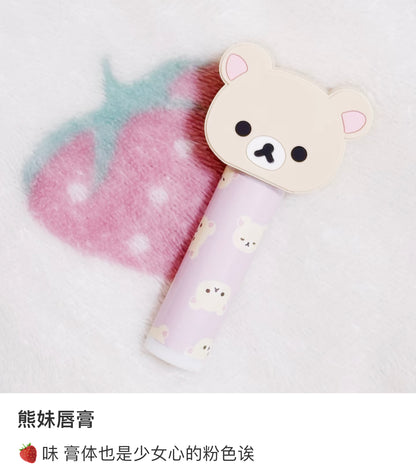 Rilakkuma｜Lip Balm with Mascot｜80 × 40 × 25 mm approx.