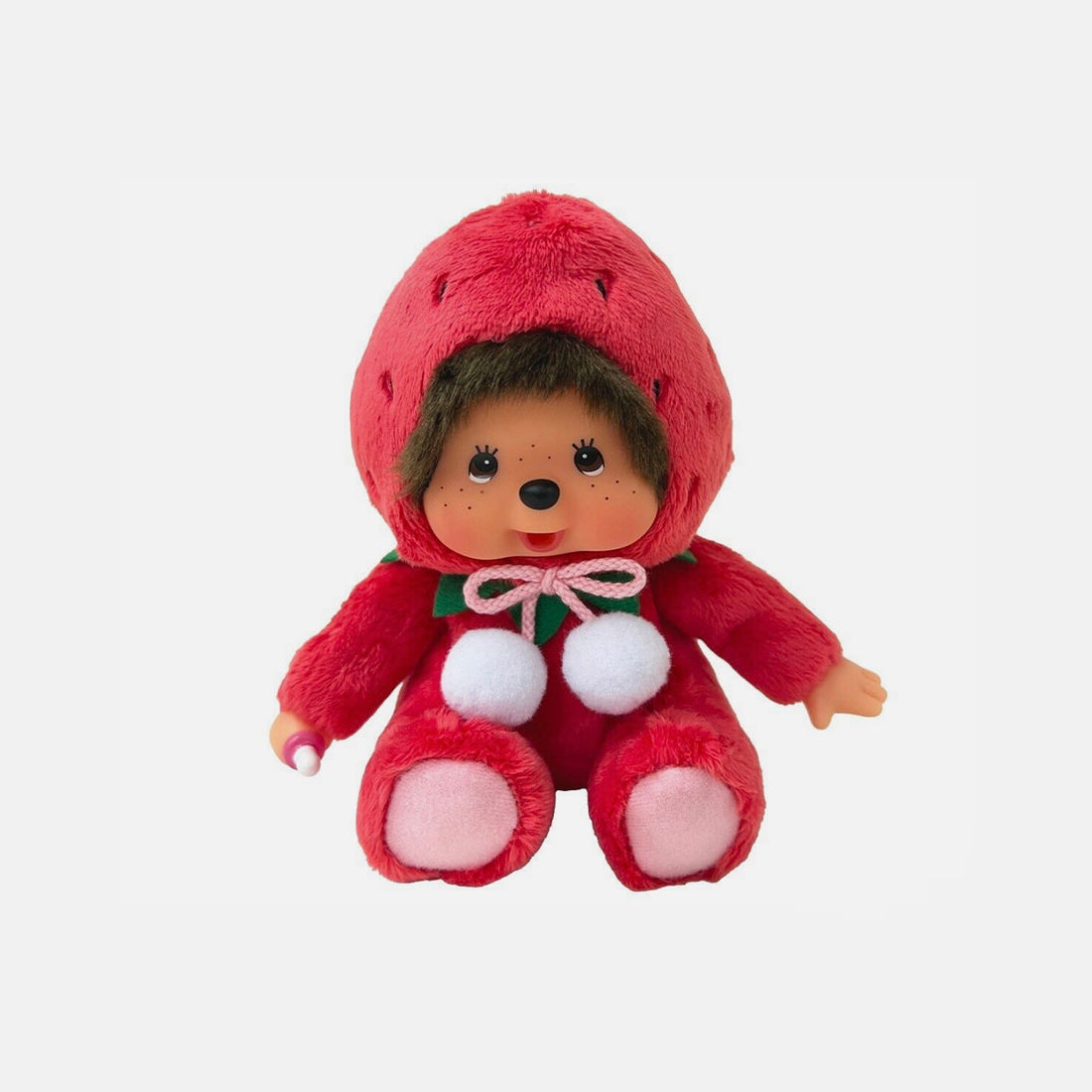 Monchhichi｜Local Fukuoka Amaou Strawberry Plush Dolls/Plush Toy｜S
