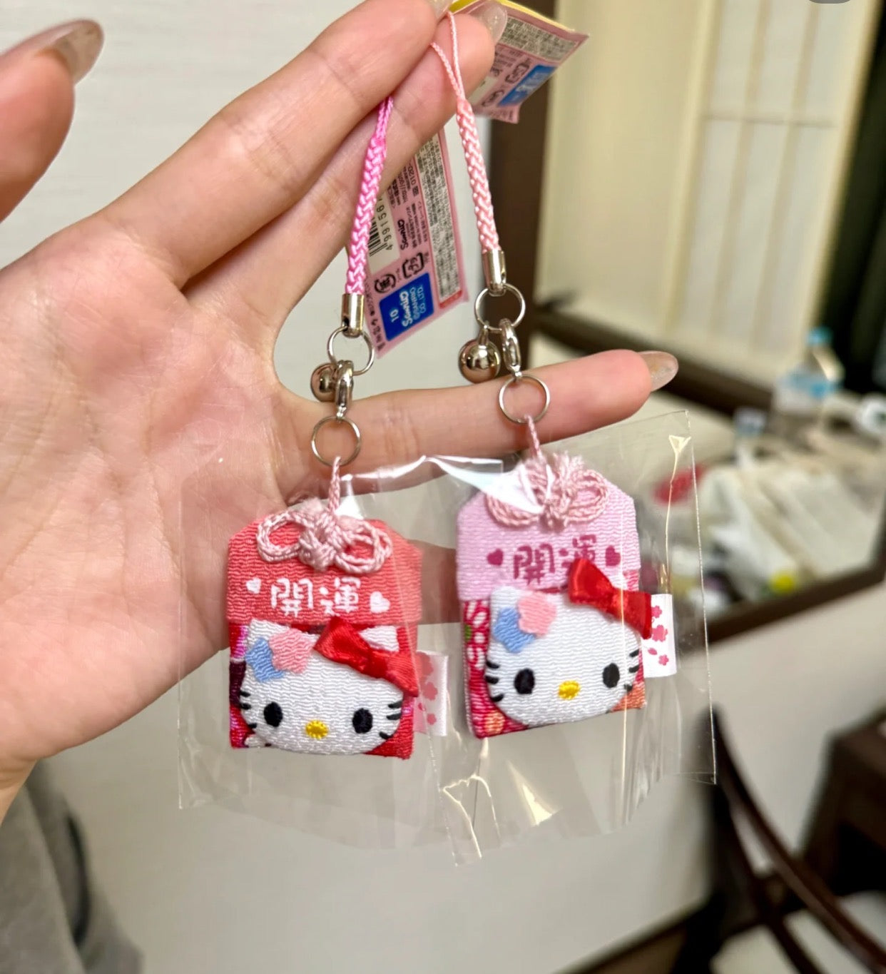 Hello kitty｜kimono Amulet Phone Charm｜W35xH145(mm) approx.