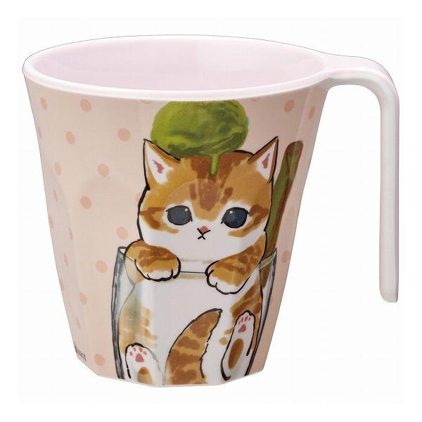 Mofusand｜Melamine Tumbler - Cat : Mocha Ice Cream｜300ml