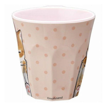 Mofusand｜Melamine Tumbler - Cat : Mocha Ice Cream｜300ml