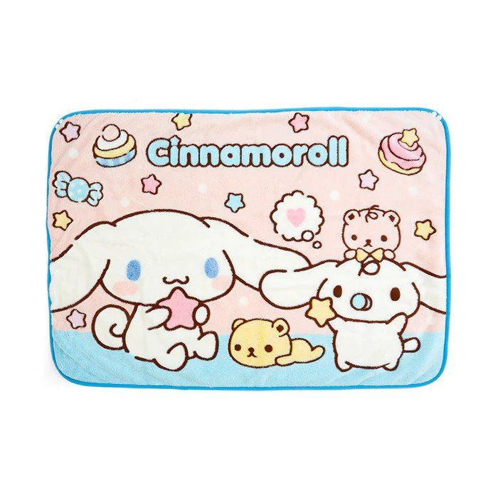 Sanrio｜限定牛珊瑚绒亲肤双面印花小毯子/午睡毯｜约70x100cm