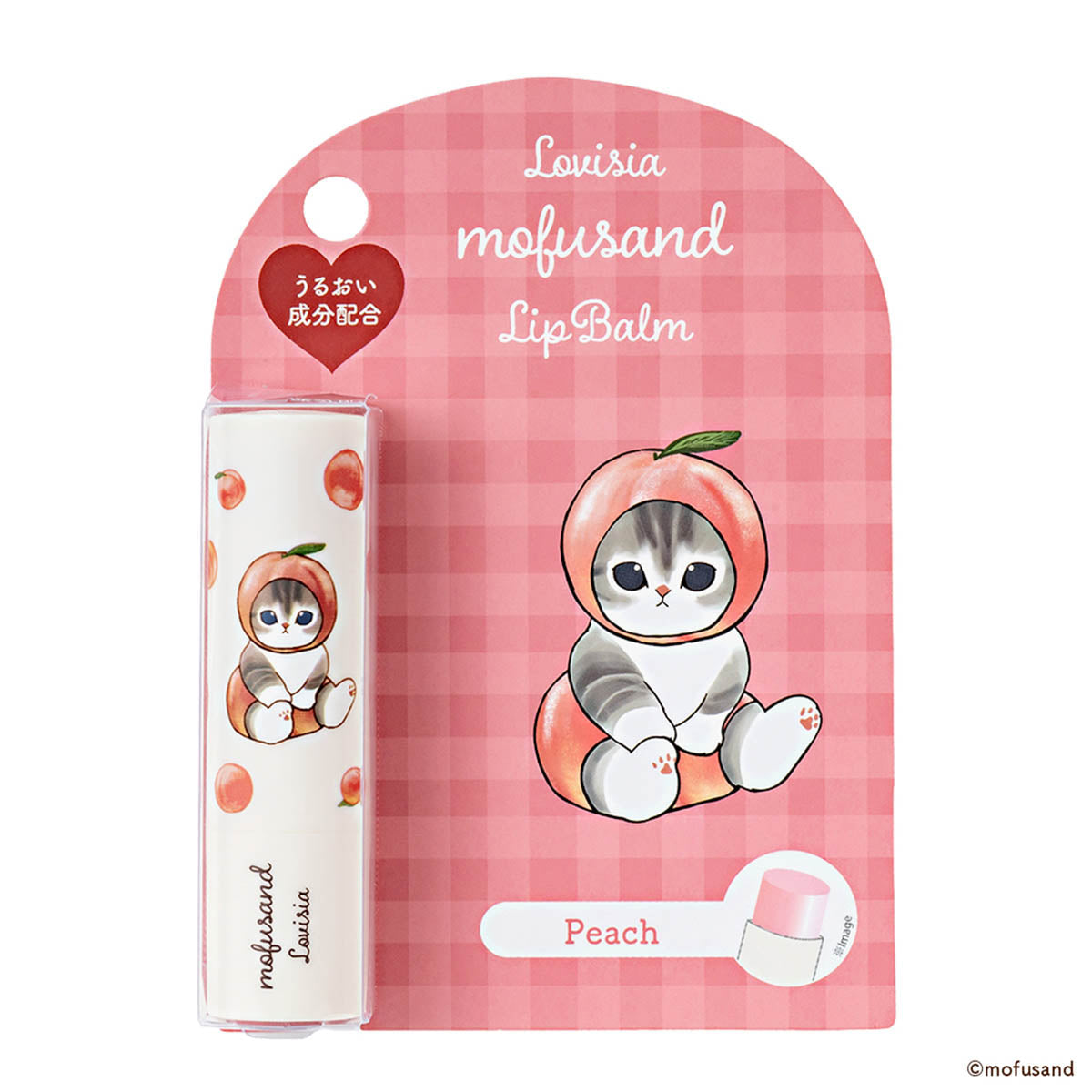 Mofusand｜Lovisia Lip Balm｜H120 x W86 x D22mm approx