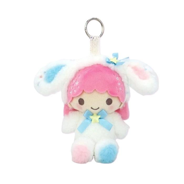 Sanrio｜Starry Sky Angel 50th Anniversary Little Twin Stars Mascot Holder /Plush Keychain｜20×9×16cm approx.