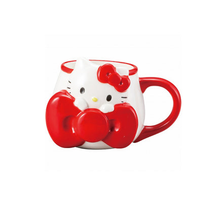 Hello kitty｜bow mascot mug｜350ml