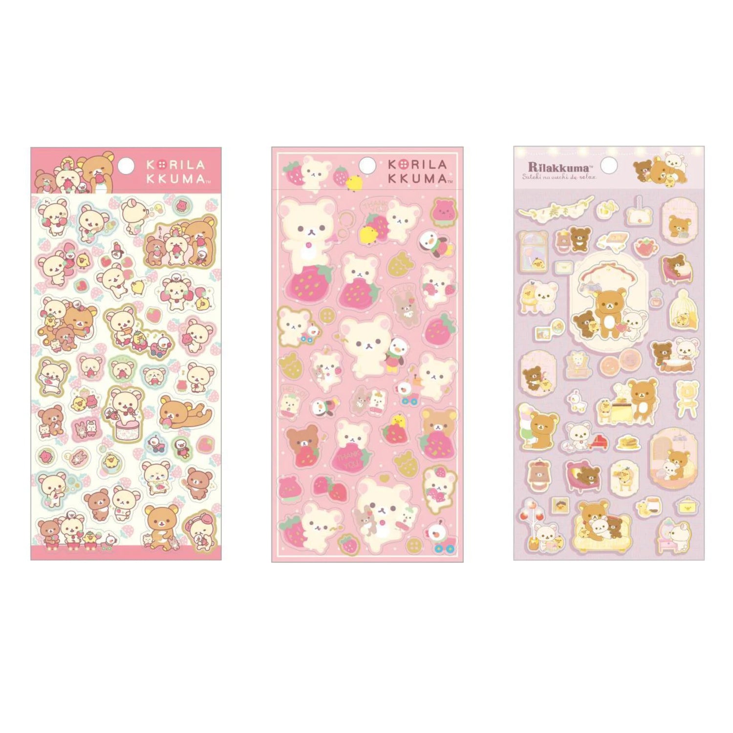 Rilakkuma｜Sheet Sticker｜200×95mm approx.