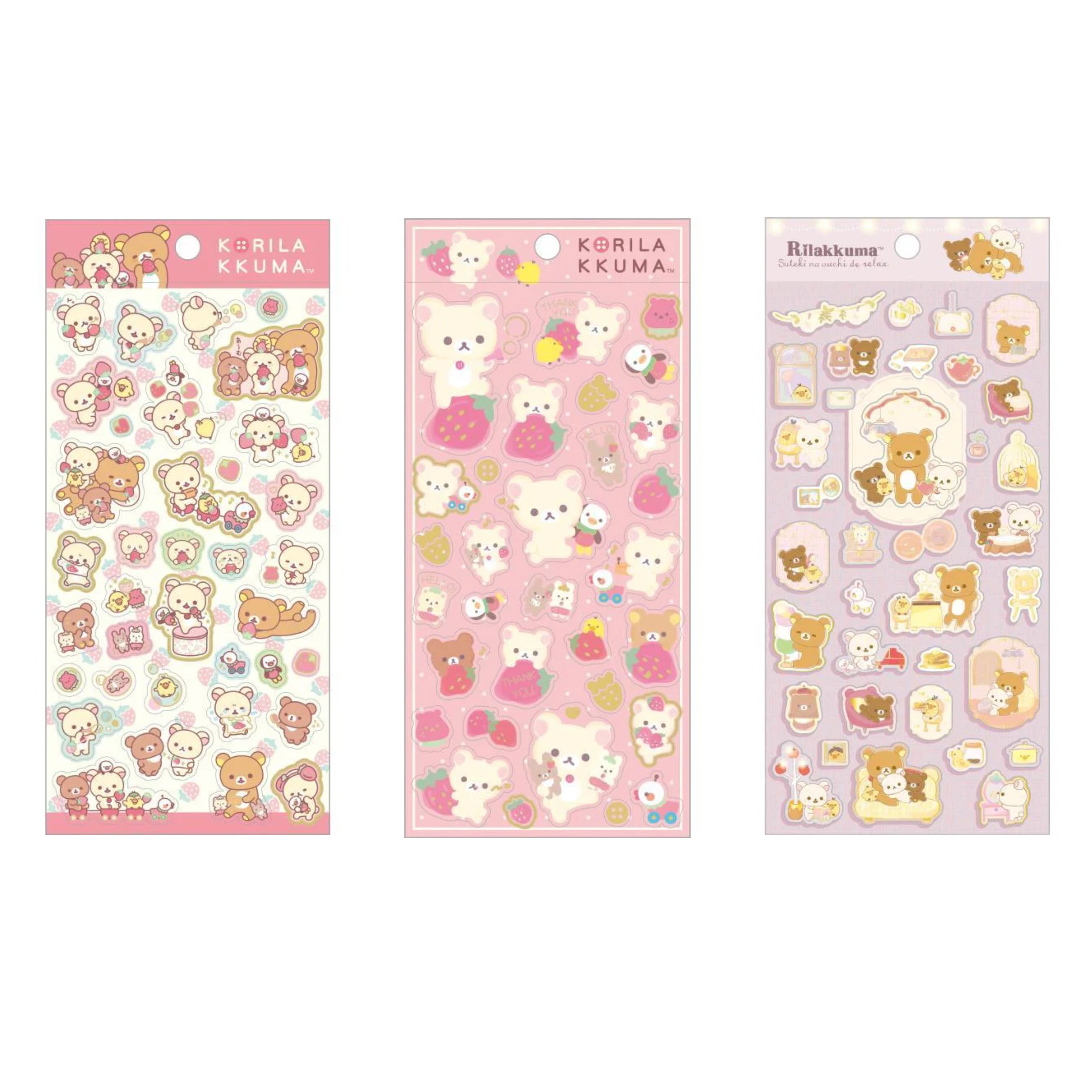 Rilakkuma｜Sheet Sticker｜200×95mm approx.