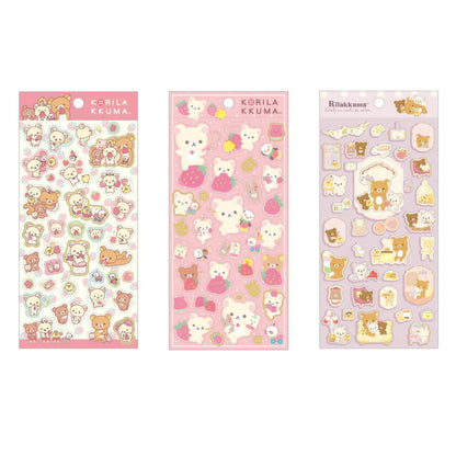 Rilakkuma｜Sheet Sticker｜200×95mm approx.