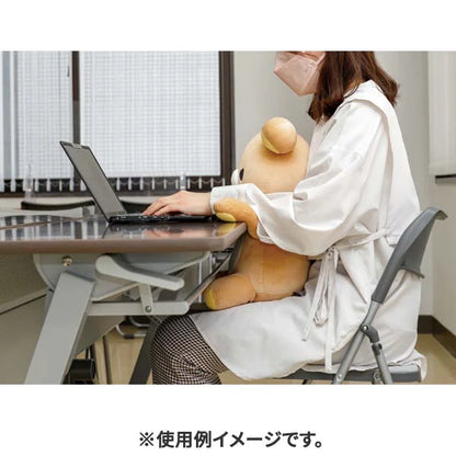 Rilakkuma轻松熊｜晚安睡梦系列柔软轻松熊半身大公仔/玩偶/背面拉链位可做收纳｜约400×300×270mm