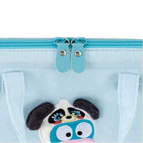 Sanrio｜熊猫丑鱼限定刺绣图案保冷保鲜包/野餐包/便当包/饭盒包｜横220*高さ160*マチ115mm