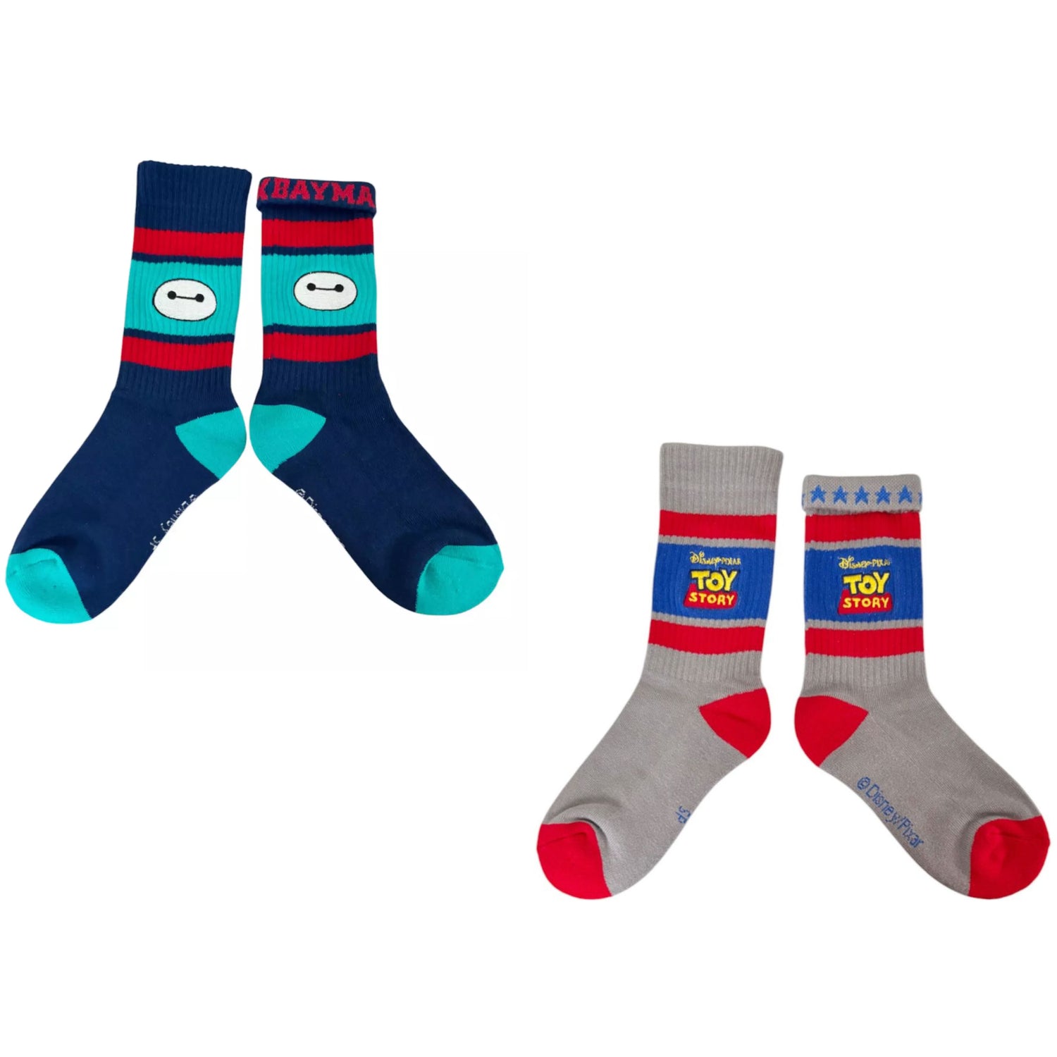 Disney｜Logo Colorful Line Socks｜23-25cm approx.
