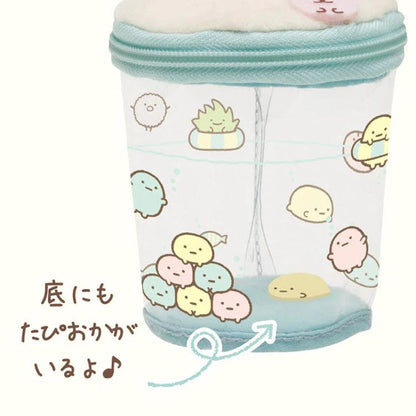 Sumikko gurashi角落生物｜冰激凌系列饮料零钱包挂件/包挂/痛包/可以把小玩偶放进去｜约100 x 70 x 70mm