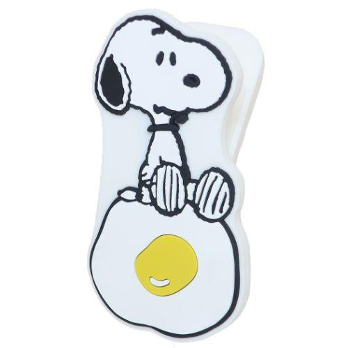 Snoopy｜可爱可粘式小物挂钩/小物夹/文件夹｜负重100g｜本体約H73×W95×D4mm