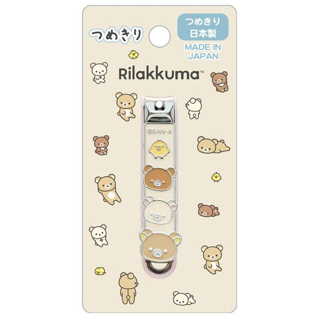 Rilakkuma轻松熊｜可爱角色不锈钢指甲剪/指甲剪刀｜ 约H65 x W10 x D15mm
