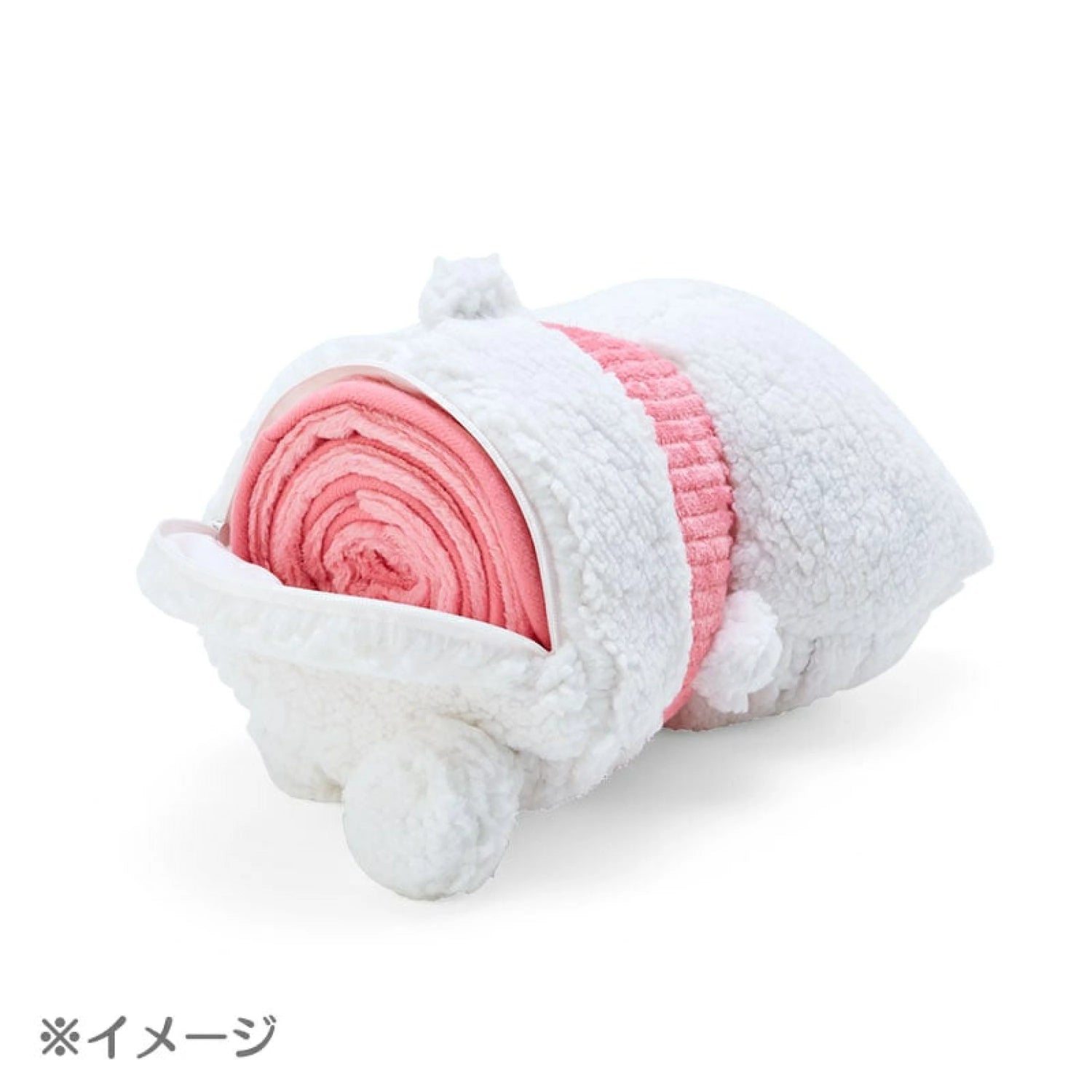 Sanrio｜玩偶式3 ways 小毯子/抱枕/披肩｜灯芯绒｜约70x100cm