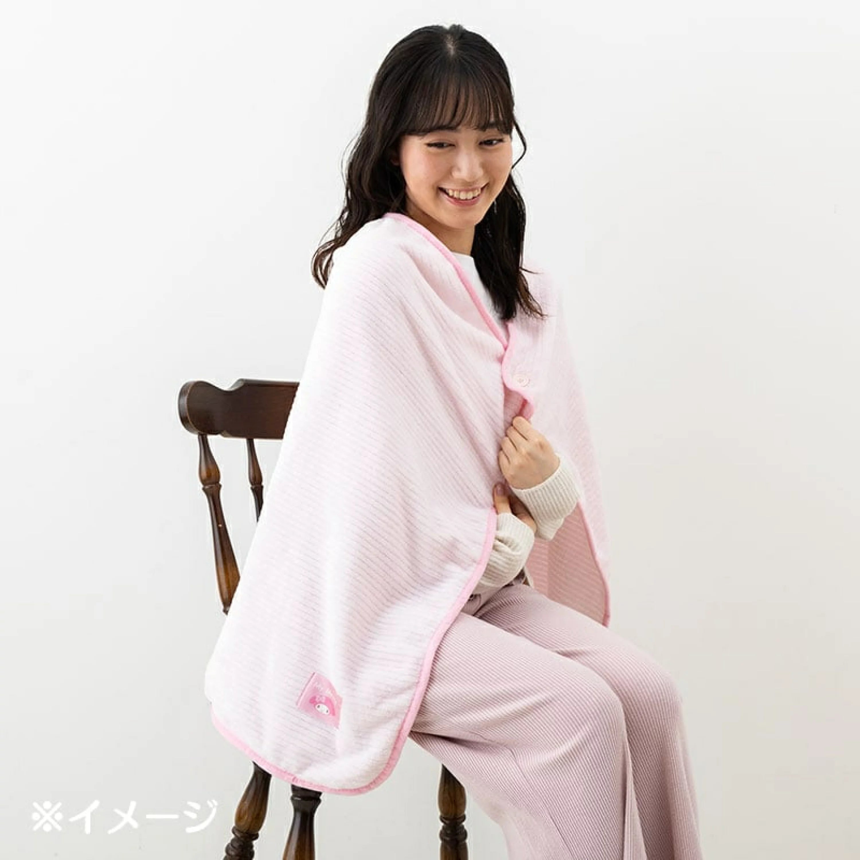 Sanrio｜玩偶式3 ways 小毯子/抱枕/披肩｜灯芯绒｜约70x100cm