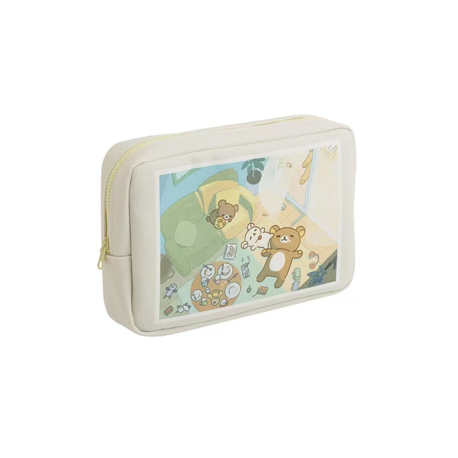 Rilakkuma｜stay with me Square Pouch｜150×230×50mm approx.