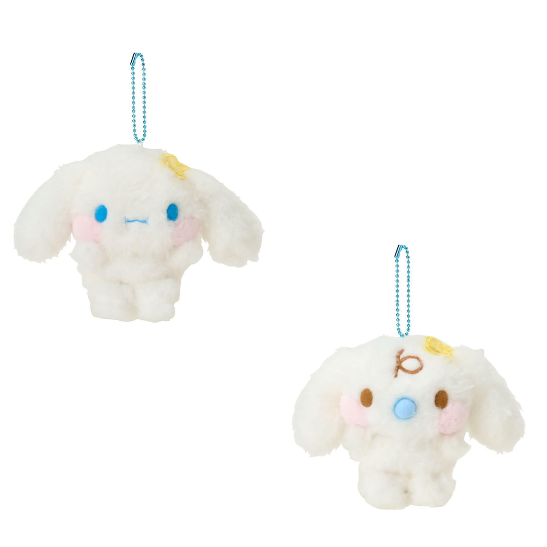 Sanrio｜Cinnamoroll Plump Cheeks Mascot Holder /Plush Keychain｜16×7×11cm approx.