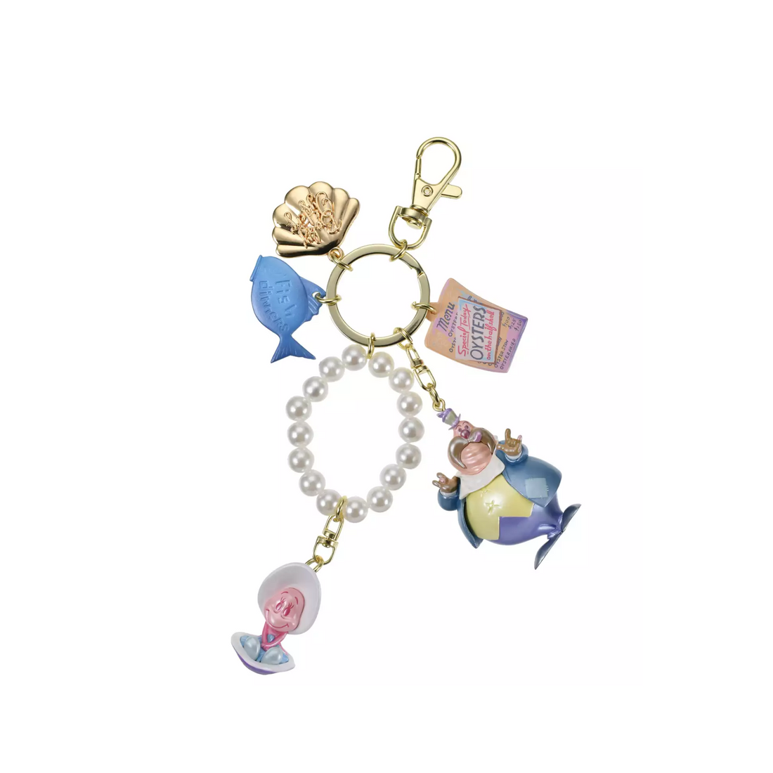 Disney｜Young Oyster &amp; Walrus Keychain/Keyring