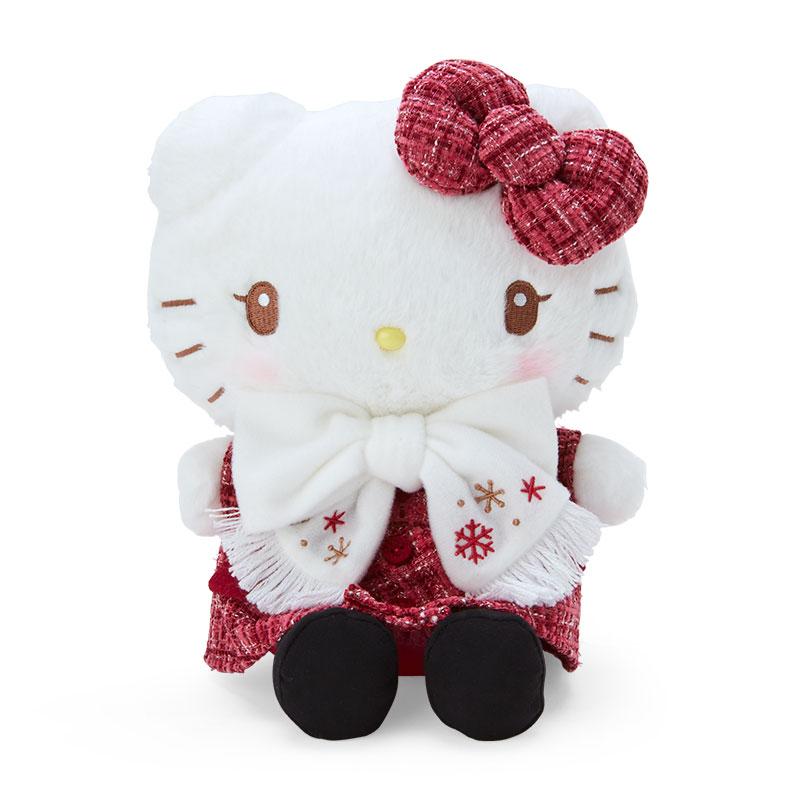 Sanrio｜冬季限定小香风角色玩偶/公仔｜約幅21×奥行13.5×高さ25cm
