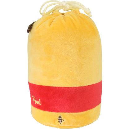 Disney｜Winnie the pooh小熊维尼毛茸茸噗噗毯子巾着/可收纳｜約H70×W100cm
