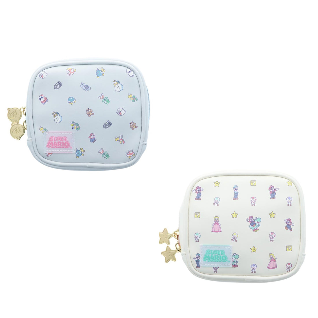 Nintendo｜Super Mario Brothers Square Pouch｜130×120×60mm approx.