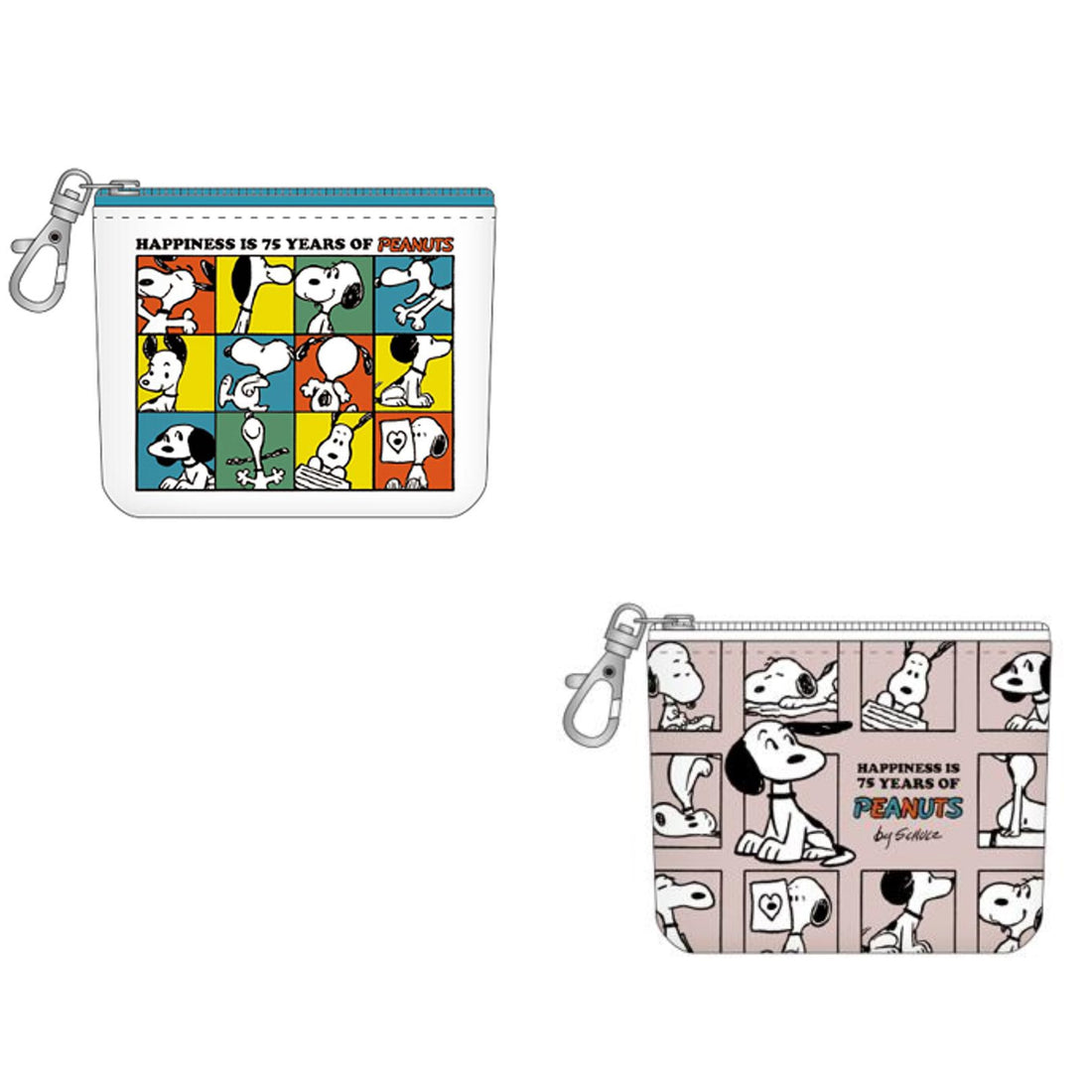 Snoopy|PEANUTS 75th Anniversary Petit Pouch|110 x 85 x 25 mm approx.