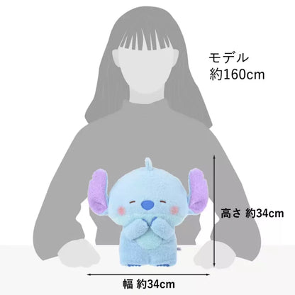 Disney迪士尼｜毛茸茸眯眯眼系列大公仔/玩偶｜约高さ約33×幅24×奥行き17.5(cm)