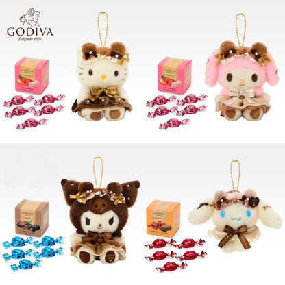 Sanrio｜GODIVA 2026 Mascot Holder /Plush Keychain