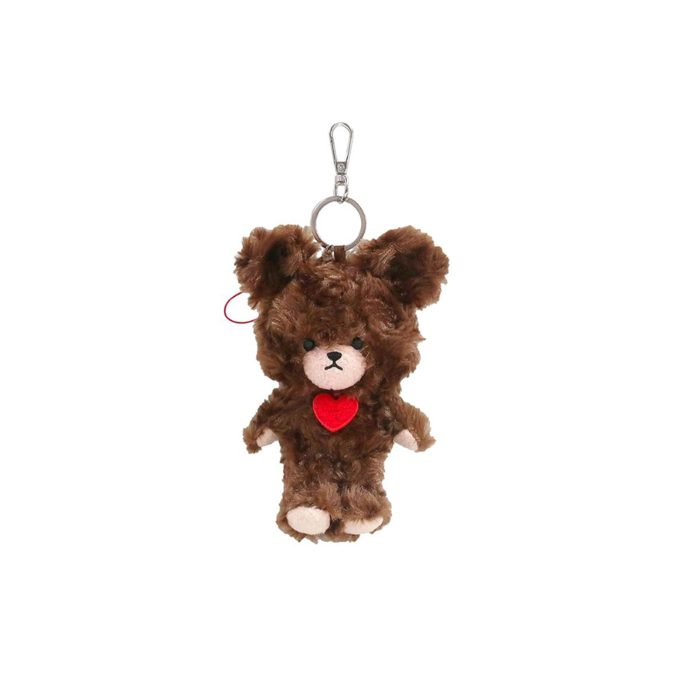 The bear’s school｜Charm Jackie Mascot Holder /Plush Keychain｜H14 x W9 x D5.5cm approx.